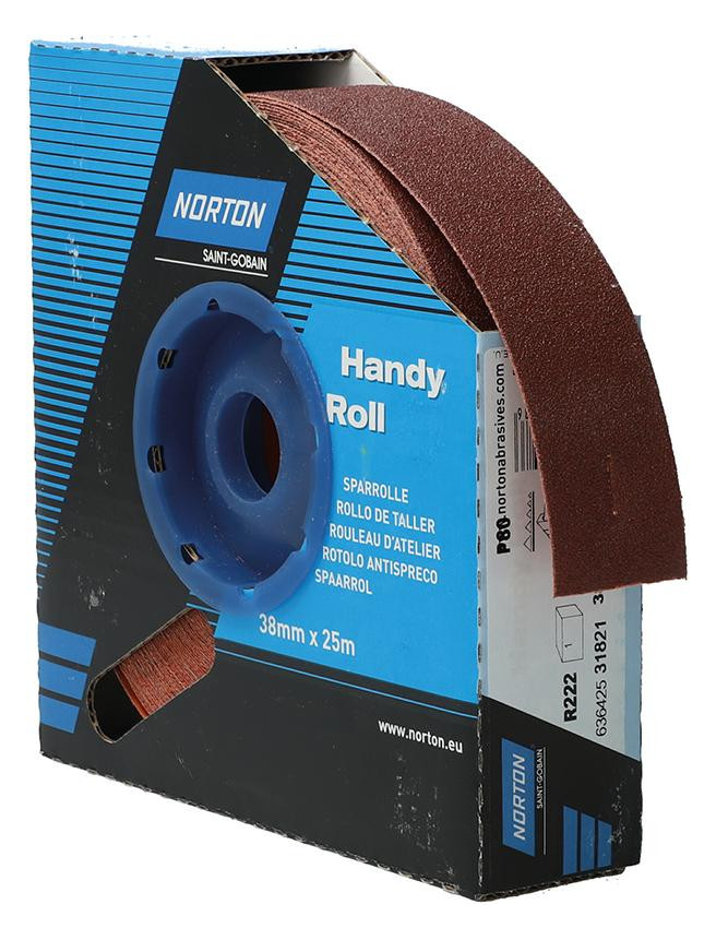 Bild Sparrolle R222 38mmx25m P80 - Norton-0