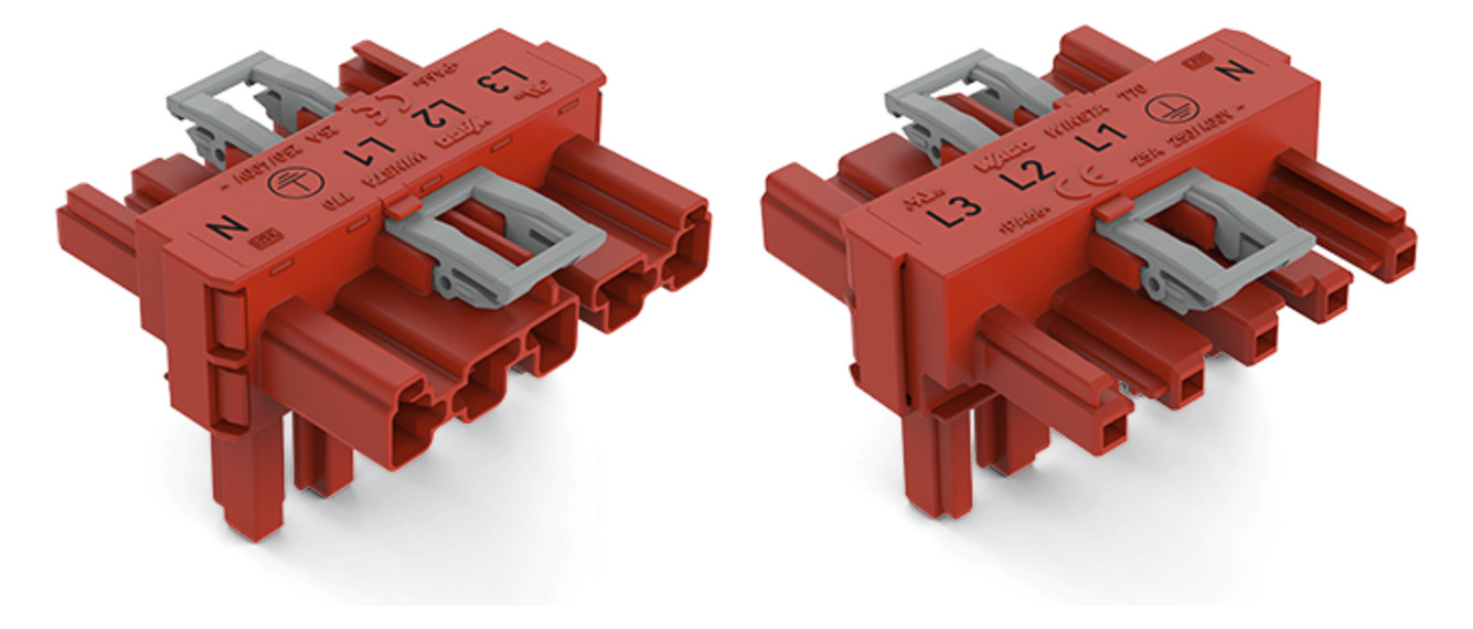 T-Verteiler PA Serie 770 5Eing 5p 10Ausg Polyamid (PA) 400V 25A IP20 hfr 85°C