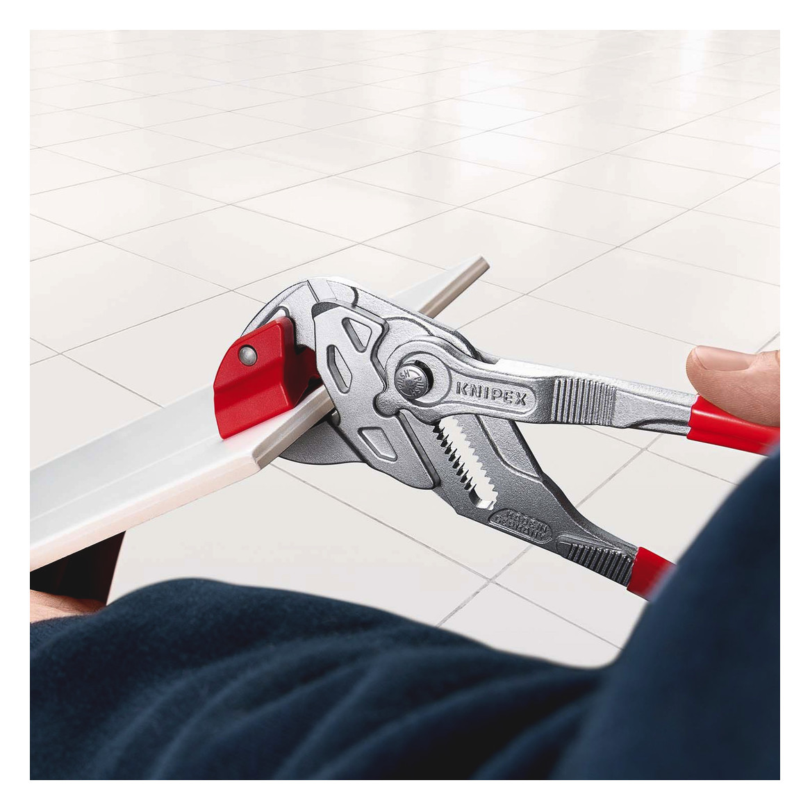 Fliesenbrechzange ger verchr Kst 250mm