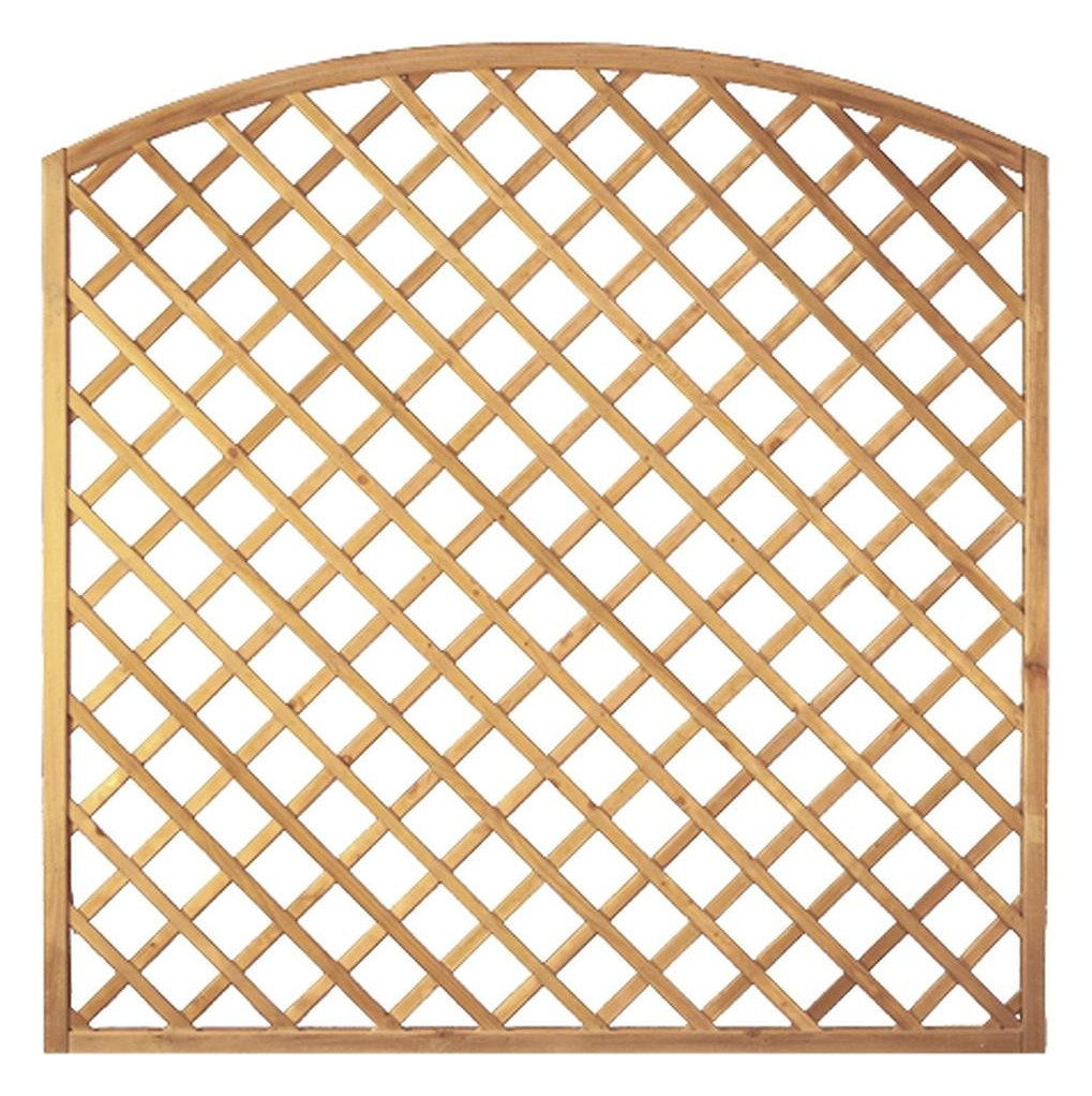 Bild Bogen-Rankzaun-Serie 180x180/160cm MW 10x 10cm Leisten 12x30mm, genagelt Rahmen - n.a.-0