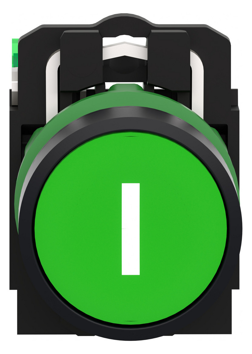 Drucktaster 1f ws rnd Ø22,5mm 1S IP30 fl Tastend