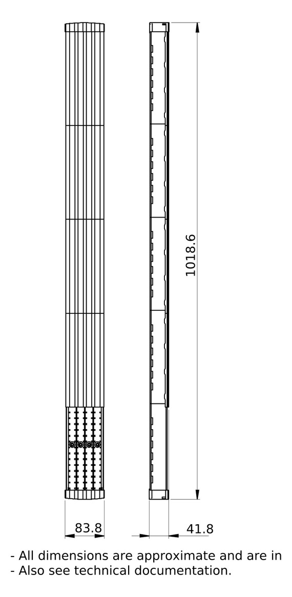 Sammelschiene 250A fl 1000xxmm