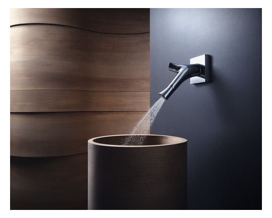 hansgrohe Fertigmontageset Axor Starck Organic UP-2-Griff-Waschtisch-Armatur, Auslauf 187mm, chrom