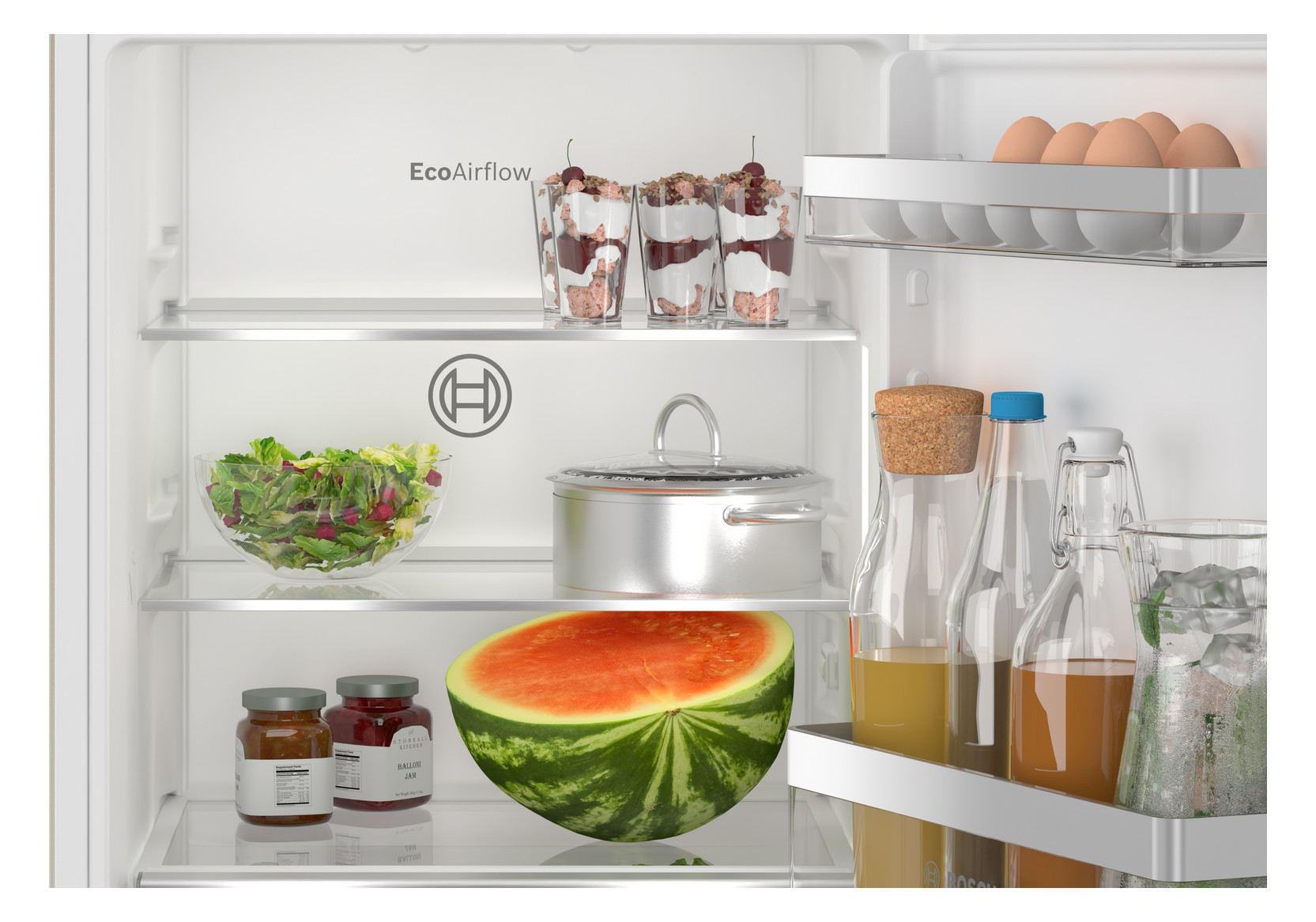 Kühlschrank EB E 136l N880mm integr ws Dekor mit Zubehör möglich fest 92kwh