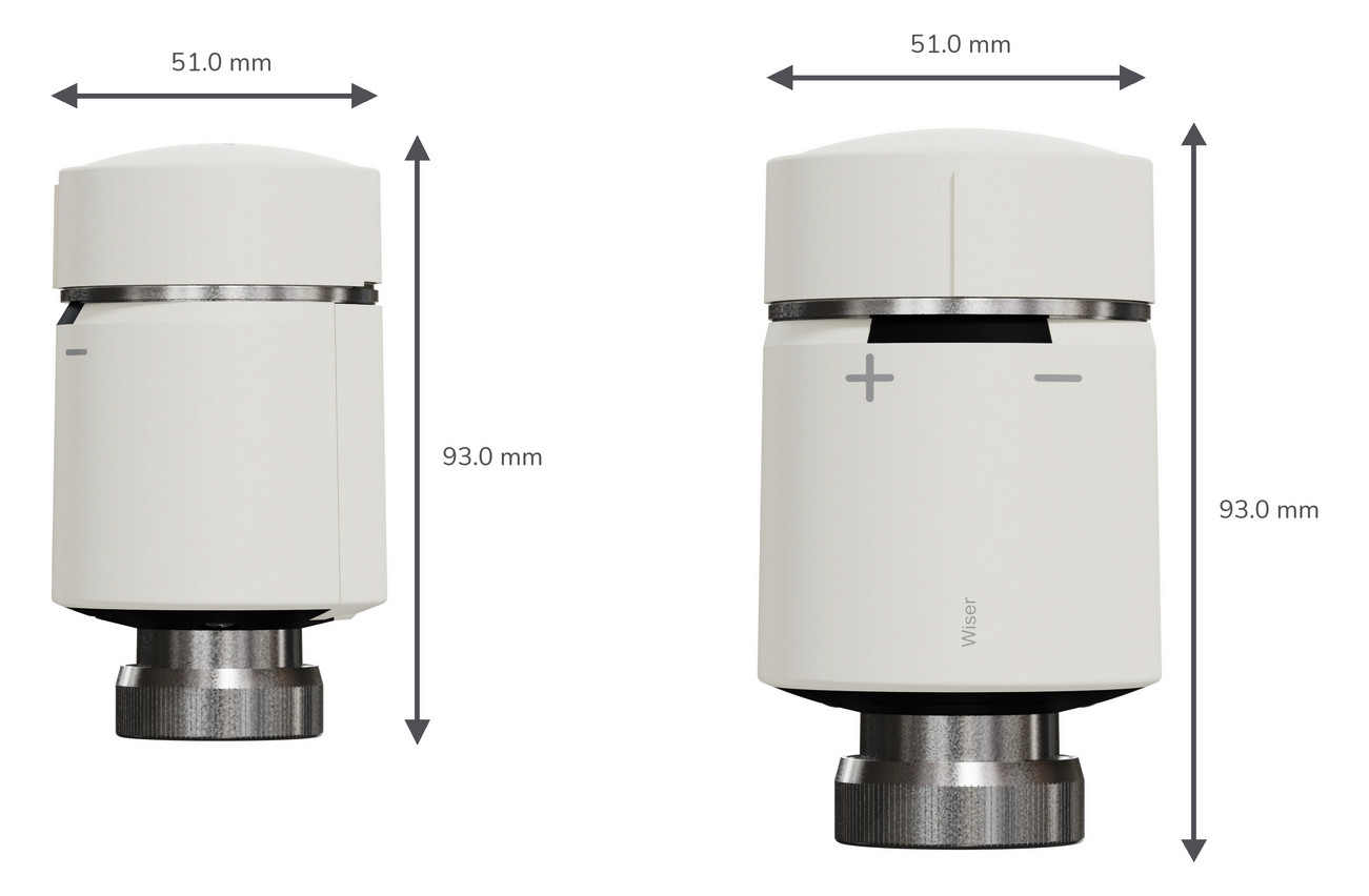 Thermostatkopf ger Wiser M30x1,5 M30 x 1,5