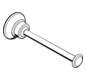 hansgrohe Papierrollenhalter Axor Montreux 159mm, ohne Deckel, Metall, Wandmontage, Edelstahl Finish