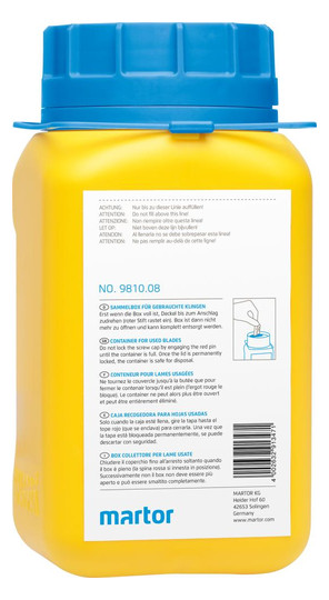 martor-Sammelbox für gebrauchte Klingen Nr.9810