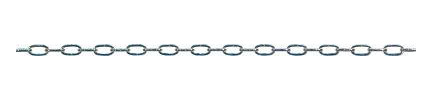 Bild Uhrkette vernickelt 1,6mm Ro.25m (130x60 ) PÖSAMO-0