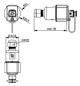 Datendose 1f Cat6A IP67 RJ45 Kst m.Buchs/Kuppl IDC Mit Buchsen/Kupplungen
