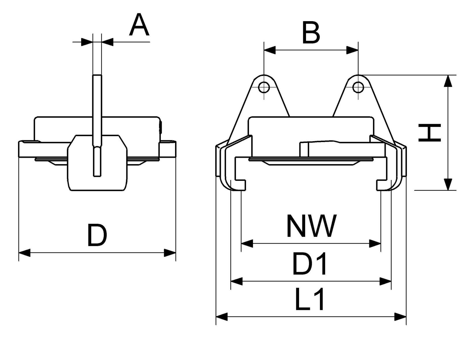 Schlösser Schnellkupplung 3390 DN 40, DVGW, Blindkupplung, Messing blank