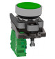 Drucktaster 1f gn rnd Ø22,5mm 1S IP30 fl Tastend