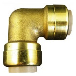 USH Steck-Winkel 90°/15 mm, Kupfer
