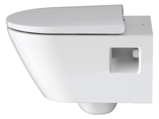 Duravit Wand-Tiefspül-WC-Set D-Neo mit WC-Sitz, Rimless, weiß
