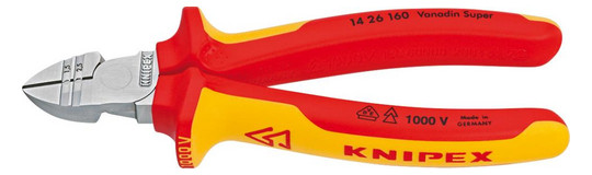 KNIPEX-VDE-Abisolier-Seitenschneider 1426 - 160 mm