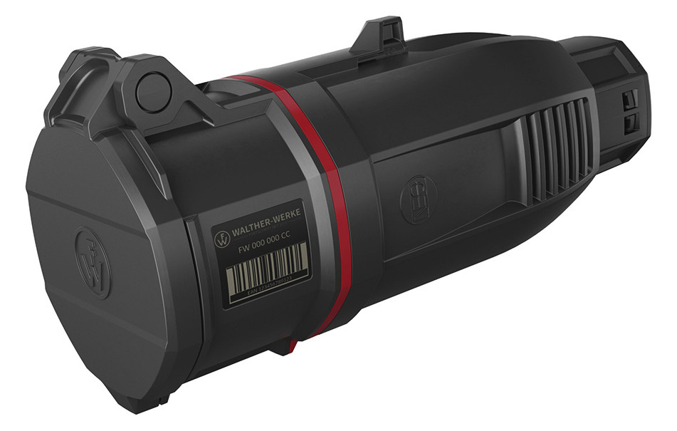 CEE-Kupplung 5p 32A IP54 IP54 400V/rt 6h schraubl.Kl ger Kst Knickschutztülle