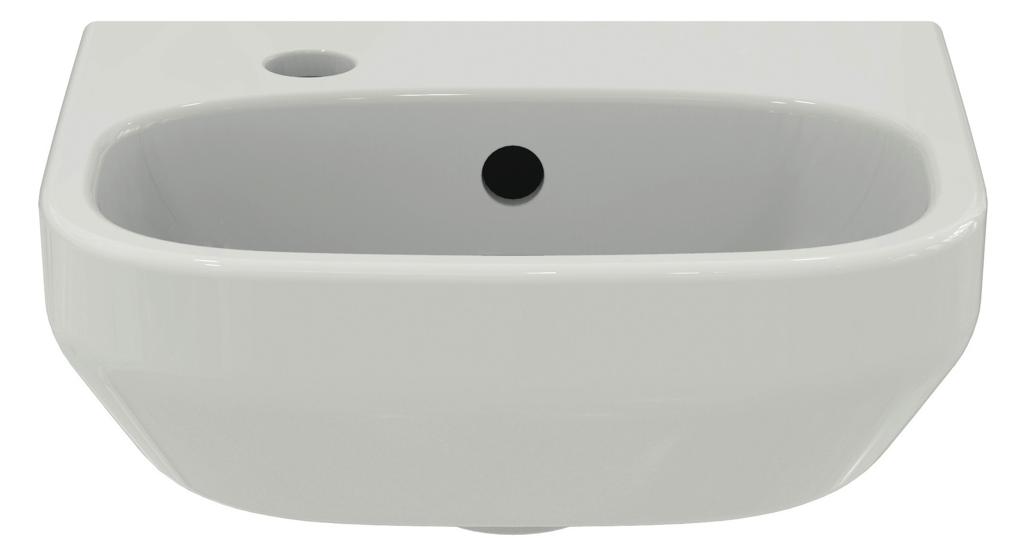 Ideal-Standard Handwaschbecken i.life A 35x30x15cm, mit Hahnloch/Überlauf, Hahnbank links, weiß Ideal-Standard Handwaschbecken i.life A 35x30x15cm, mit Hahnloch/Überlauf, Hahnbank links, weiß