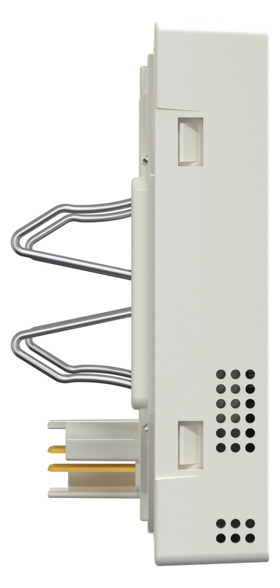 Raumtemperaturregler UP Zigbee polws glz Bedienelement Mit Vor-Ort Bedienung