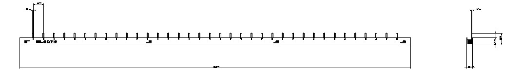 Phasenschiene 3ph 18mm 1016mm 16qmm 80A Stift Isoliert