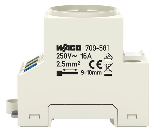 Steckdose REG 250V/AC 16A m.KontrLeuchte 2,5TE Mit Kontroll-Leuchte 84,7mm IP20