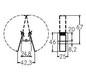 Haltefeder alu L25mm B24,8mm