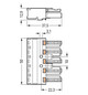 Steckverbinder Gebäude 5p Serie 770 25A Federzug 400V Buchse 4qmm N/PE/L1/L2/L3