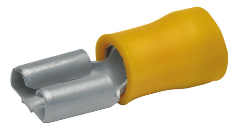 Flachsteckhülse Ms ge 4-6qmm teiliso fl_6,3x0,8mm fl 6,3x0,8mm