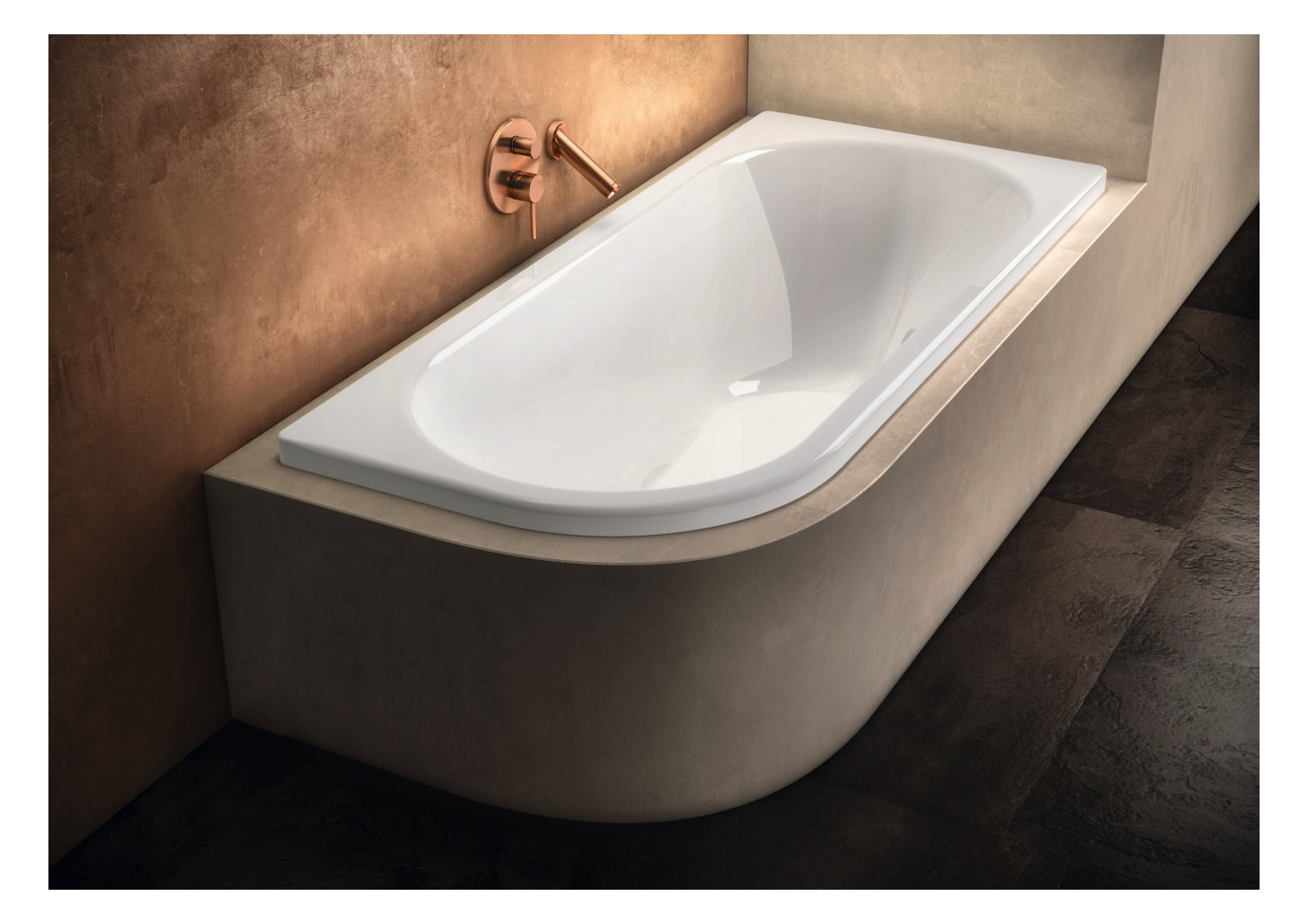 Kaldewei Badewanne CENTRO DUO 1 links 136 180x80cm, Griffloch, Antislip, schwarz Kaldewei Badewanne CENTRO DUO 1 links 136 180x80cm, Griffloch, Antislip, schwarz