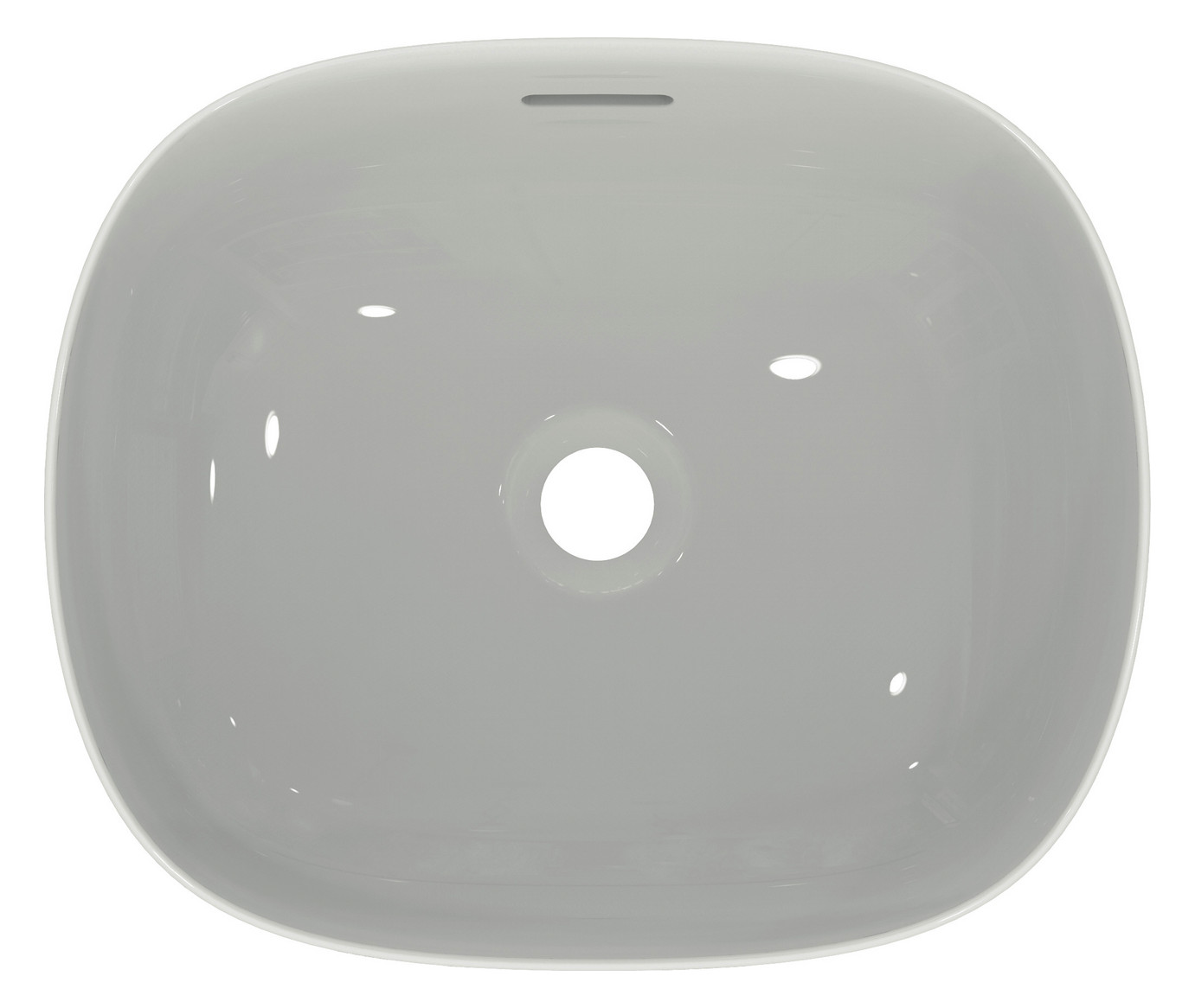 Ideal-Standard Waschtisch Linda-X 45x38x15,5cm, ohne Hahnloch, mit Überlauf, weiß IdealPlus