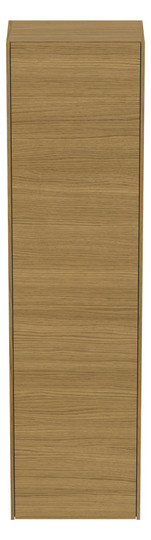 Ideal-Standard Halbhochschrank Conca 1 Tür, Anschlag rechts oder links, 37x25x140cm, Eiche hell Furnier