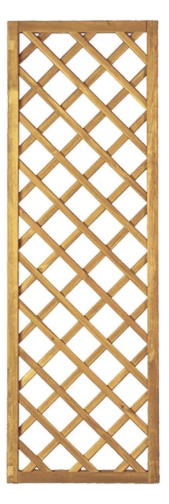 Bild Diagonal-Rankzaun 60 x 180 cm MW 10 x 10 cm Leisten 12x30mm, genagelt Rahmen 45/ - n.a.-0