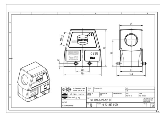 HART Gehäuse M25 19628100526 19628100526 