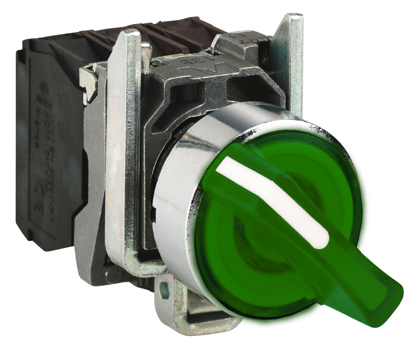 Wahlschalter 2stuf rast t Knebel Ø22,5mm IP66 1S Schaltfunktion verrastend 1Ö