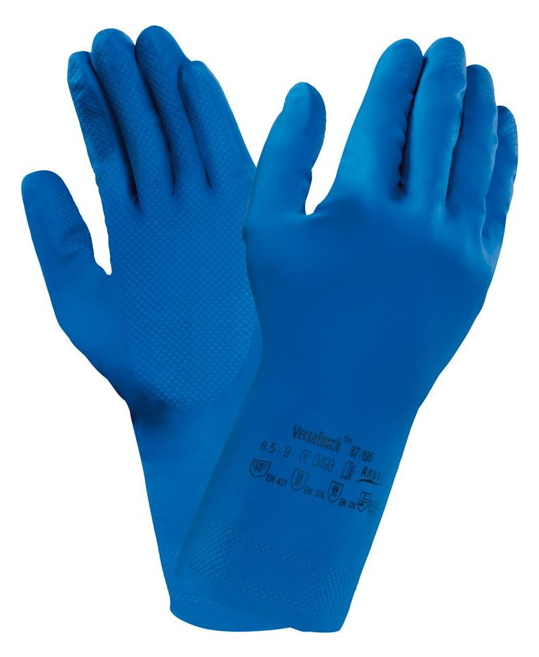 Bild Handschuh AlphaTec 87-195,blau, Gr. 9 - Ansell-0