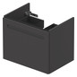 Duravit Waschtisch-Unterschrank No. 1 59 x 42,6 x 47,8 cm, Graphit Matt, 1, Schubkasten, 1 Auszug, wandhängend