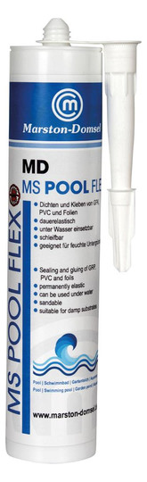 MD-MS Reparaturmasse Pool Flex, blau - 440g