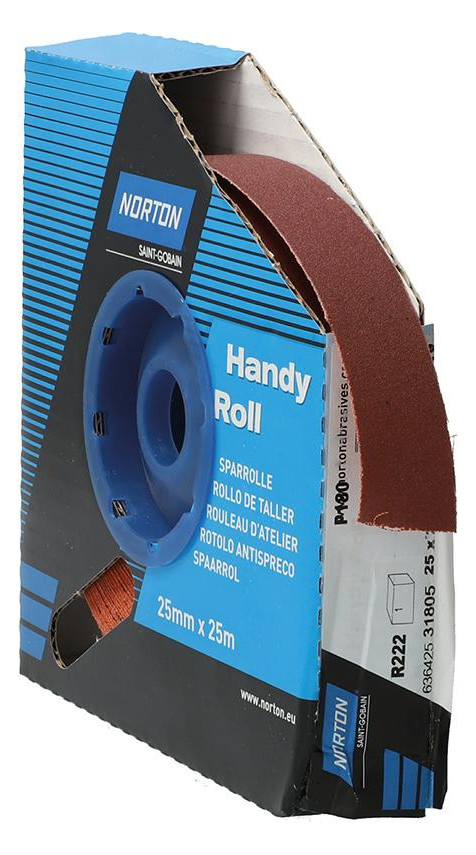 Bild Sparrolle R222 25mmx25m P180 - Norton-0