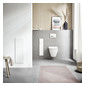 EMCO Unterputz-WC-Modul Asis pure 170x730mm, Türanschlag links, mit Fächern, weiss matt