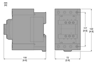 Leistungsschütz 30kW 4S 24VDC 65A 1S+1Ö/Hilf