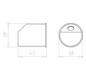Verbindungsdose HW luftd Ø35x45mm Kst IP3X rnd