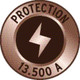 Steckdosenleiste 6f anth Eco-Line 45° m.Ein/Aus 5m IP20 Überspannungss 1,5qmm