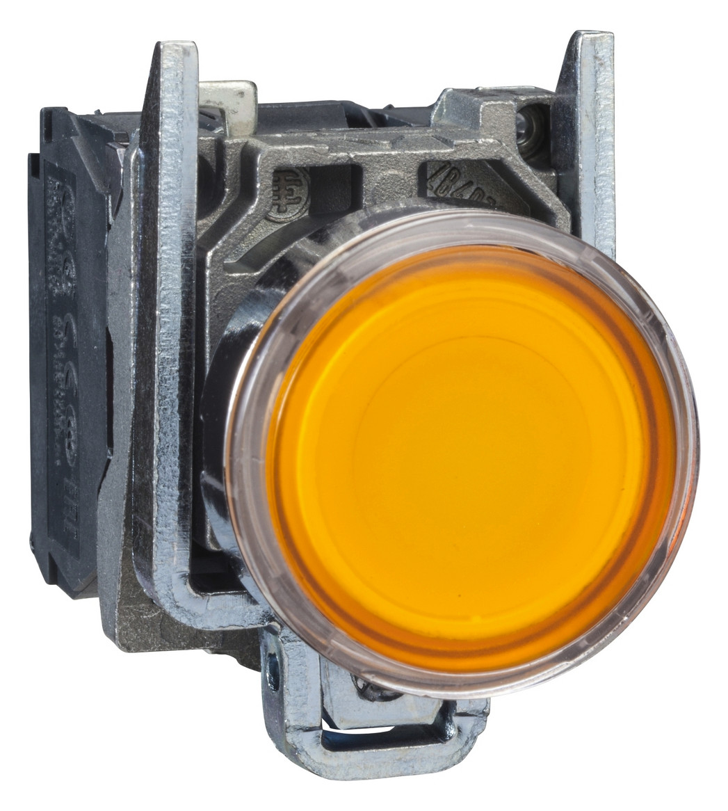 Drucktaster 1f or rnd Ø22,5mm 1S 1Ö IP66 fl Geeignet für Beleuchtung Tastend