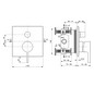 Ideal-Standard Fertigmontageset Joy Neo für Einhebel-Wannenarmatur, magnetic grey