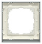Rahmen 1f schief-alu mt M-Pure Decor Stein f.GEB-K Unterputzmontage