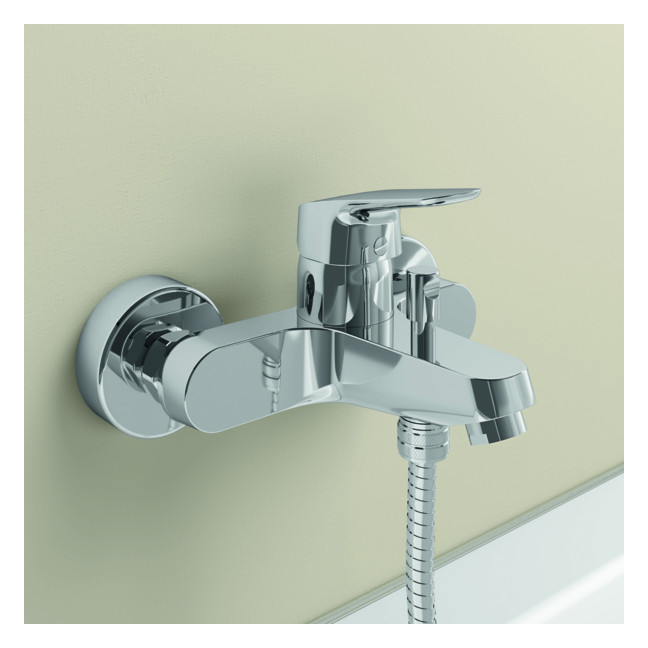 Ideal-Standard Wannen-Einhebelmischer CeraFlex AP, Ausladung 162mm, chrom