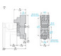 Relaissockel Schraub TS35 14Pins 30x82,5x76mm Hutschiene TH35
