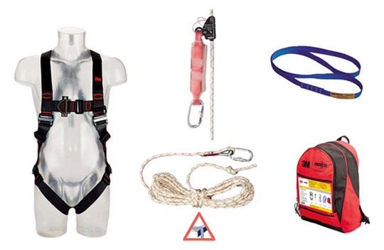 3M-Absturzsicherungs-Set Dachdecker