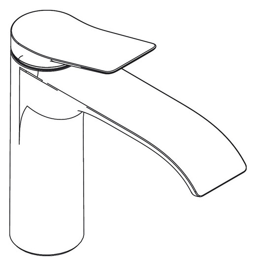 hansgrohe Waschtisch-Einhebelmischer 110 Vivenis CoolStart mit Zugstangen-Ablaufgarnitur, mattschwarz