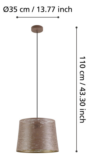 EGLO Hängeleuchte/1 E27            99439 