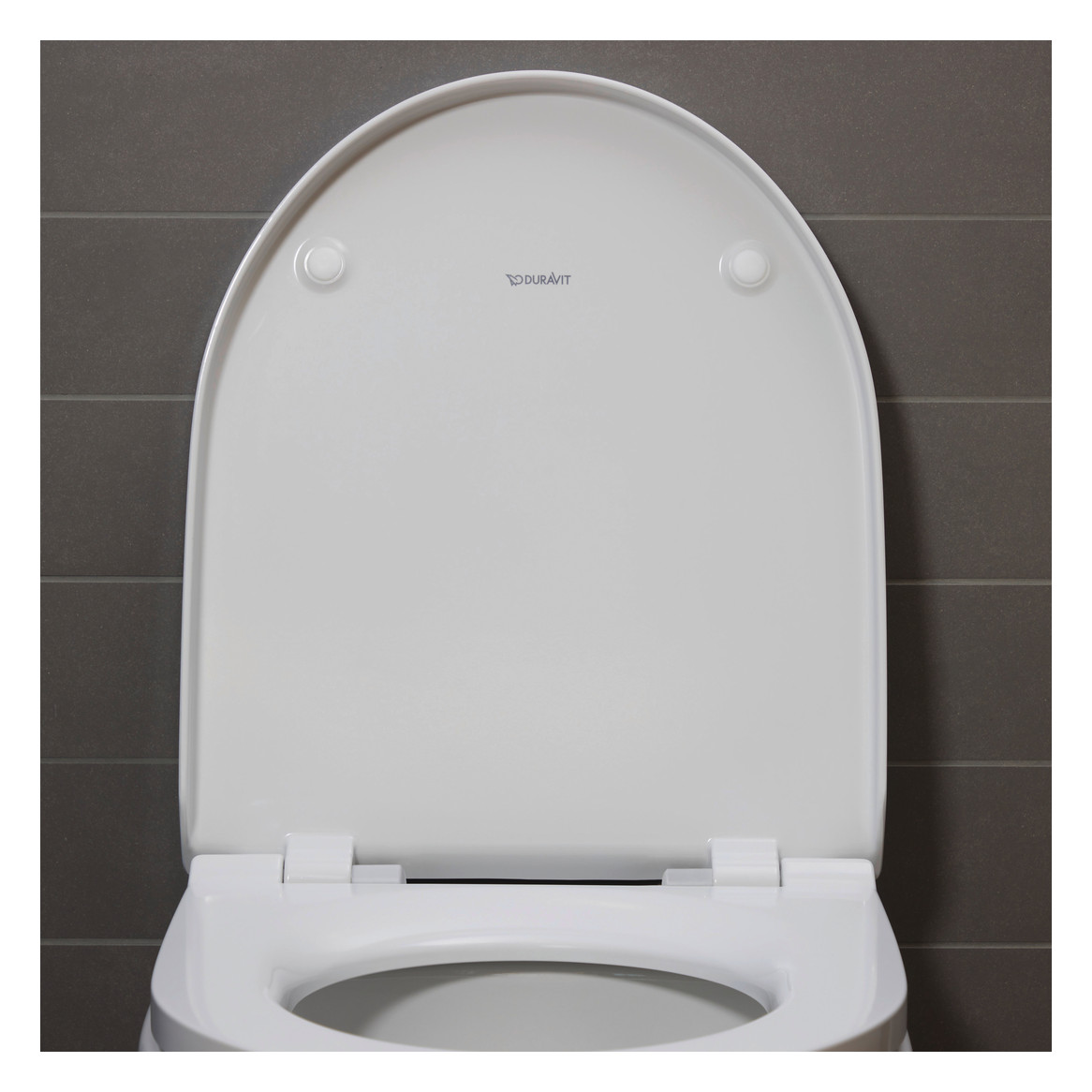 Duravit Wand-WC Set No. 1 mit WC-Sitz, Rimless, weiß