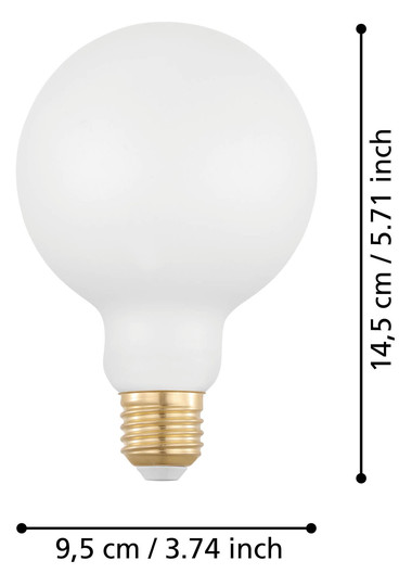 EGLO Leuchtmittel E27-LED G95     110122 